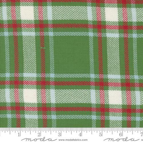 Toweling Vintage Holiday Green Plaid 920 308