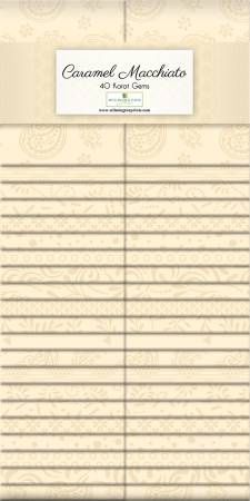 Caramel Macchiato 2-1/2" Essential Gems (Jelly Roll)