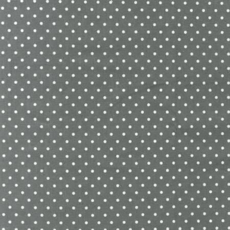 Grey Tiny Dots Flannel FIN925512