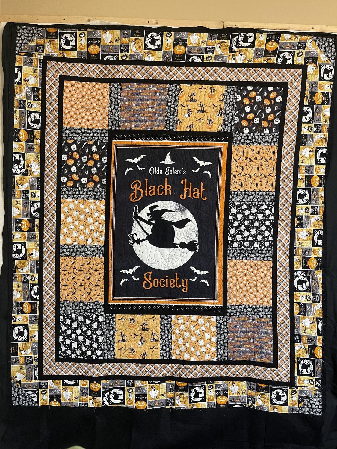 Black Hat Society Throw Pattern Download
