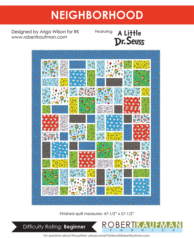 Dr. Seuss Neighborhood Quilt Kit
