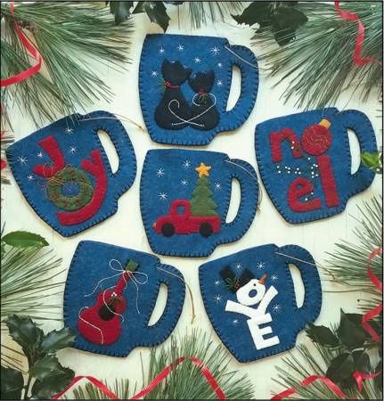 Ornament Kit Merry Mugs K0918