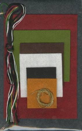 Ornament Kit Charcoal Mittens K0616