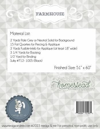 Farmhouse Quilt Pattern #164