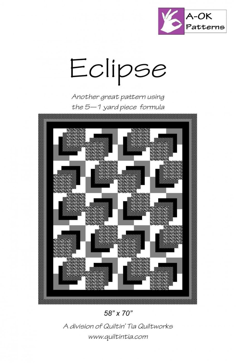 Eclipse 5 Yard Quilt Pattern