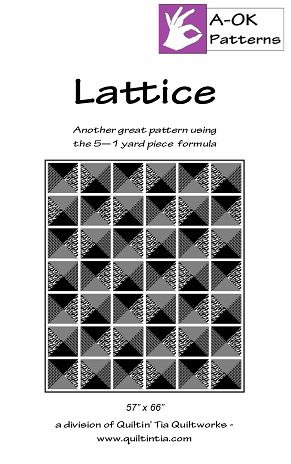 Lattice 5 Yard Quilt Pattern