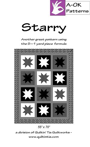 Starry 5 Yard Quilt Pattern