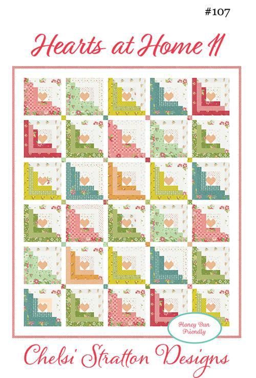 Hearts at Home II Quilt Pattern #107