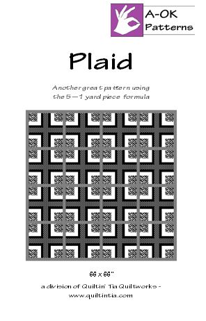 Plaid 5 Yard Quilt Pattern