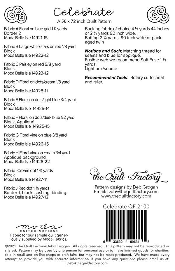 Celebrate QF2100