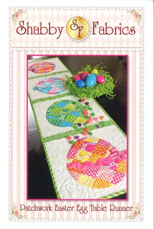 Patchwork Easter Egg Table Runner SF 48575