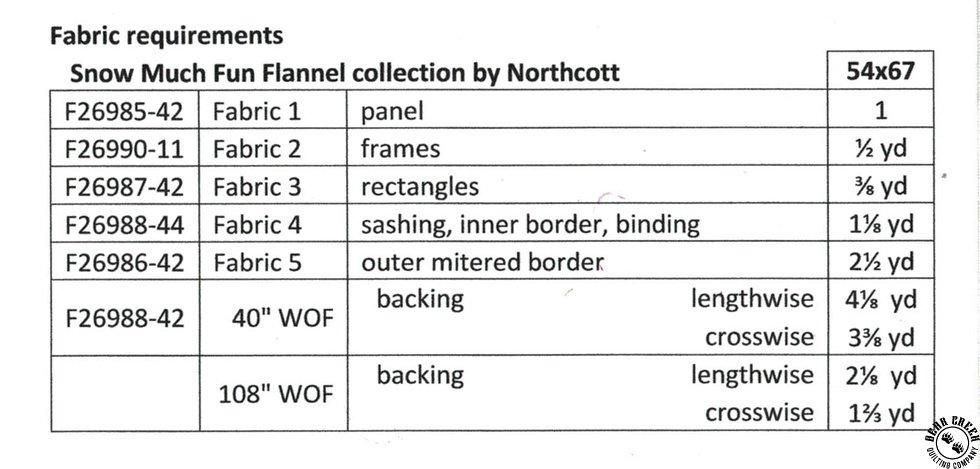 Snow Folk Fun Quilt Pattern