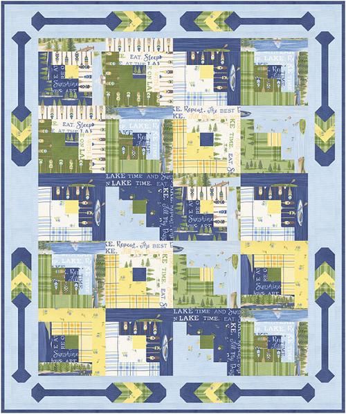 Lakeside Paddle Quilt Pattern CHD 2426