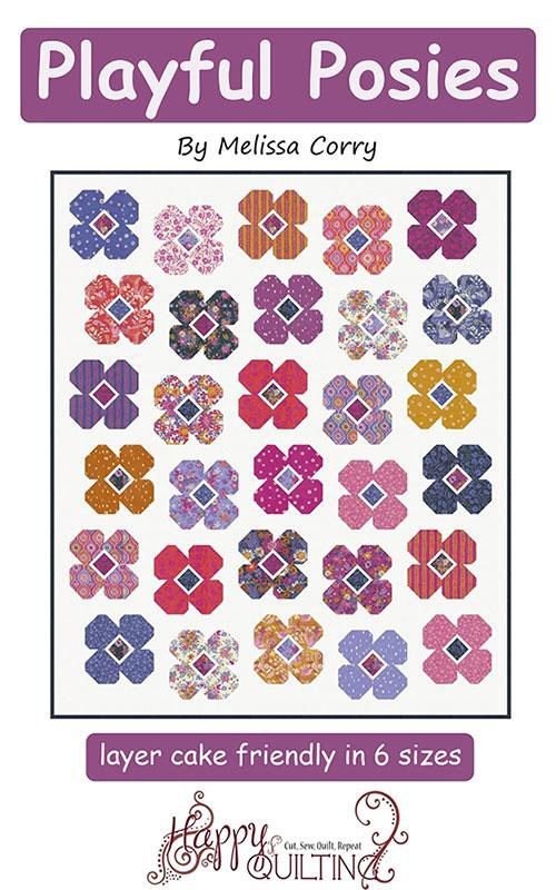 Playful Posies Quilt Pattern HQ 138