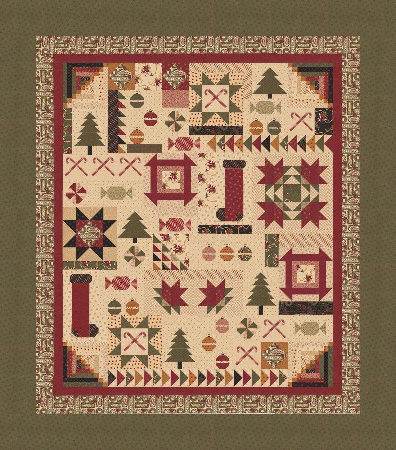 A Vintage Christmas Sampler Pattern KT24143