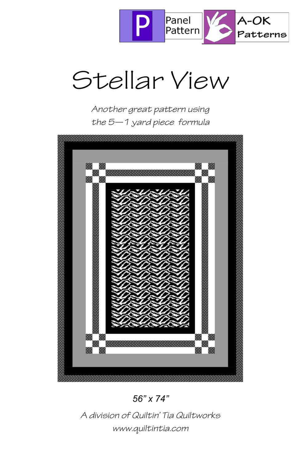 Stellar View 5 Yard Quilt Pattern