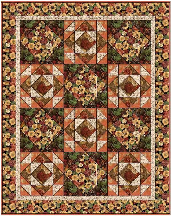 Autumn Bouquet Quilt Kit