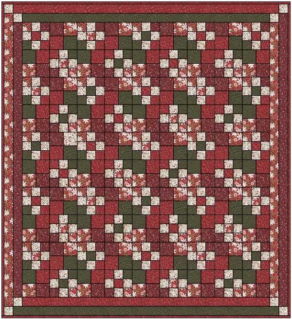 Berry and Pine 5 Yard Quilt Kit #1
