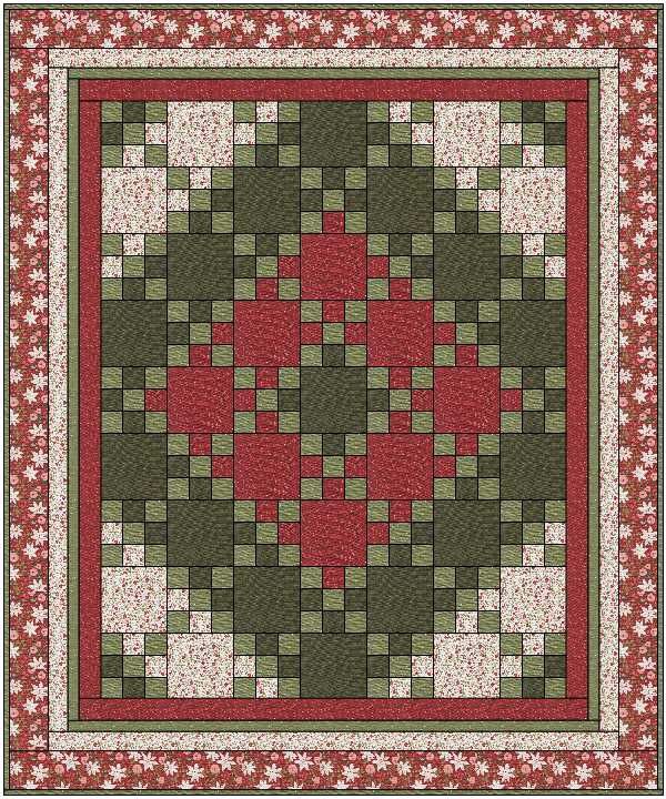 Berry and Pine 5 Yard Quilt Kit #1