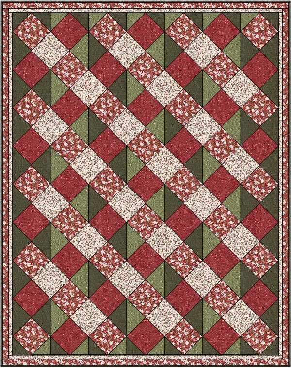 Berry and Pine 5 Yard Quilt Kit #1