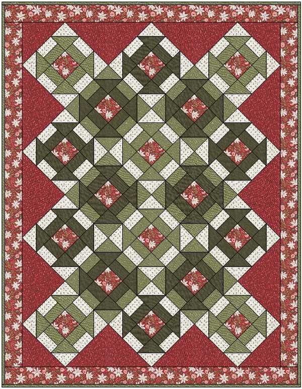 Berry and Pine 5 Yard Quilt Kit #1