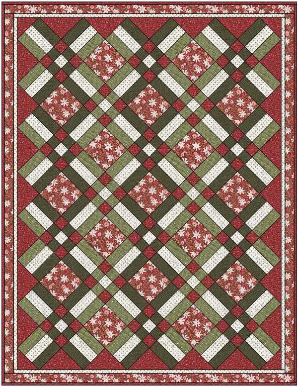 Berry and Pine 5 Yard Quilt Kit #1