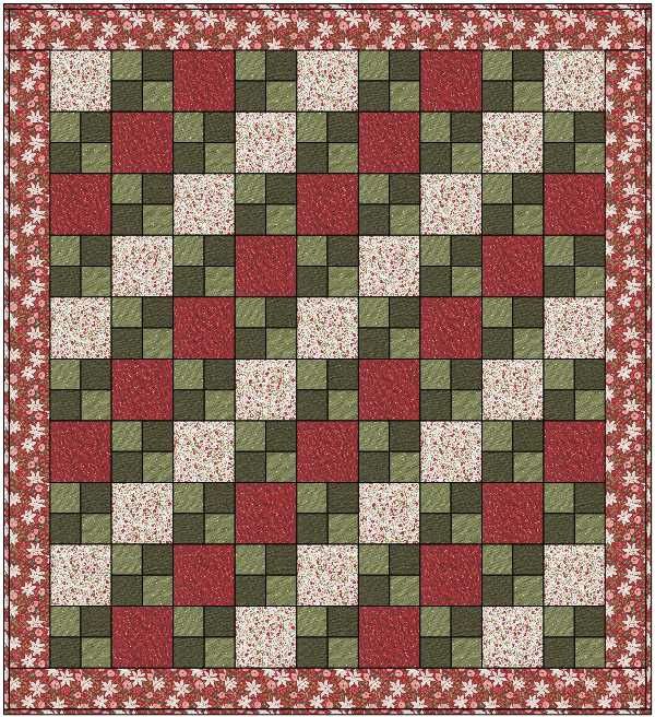 Berry and Pine 5 Yard Quilt Kit #1
