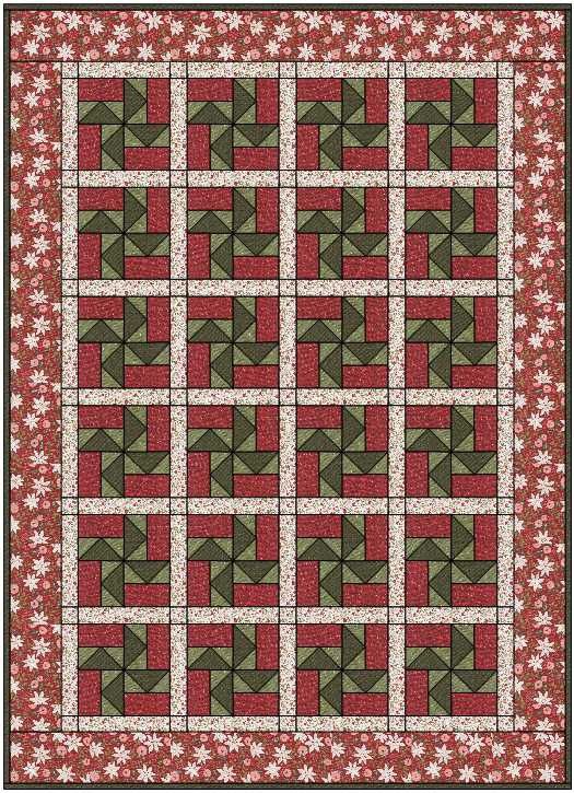 Berry and Pine 5 Yard Quilt Kit #1