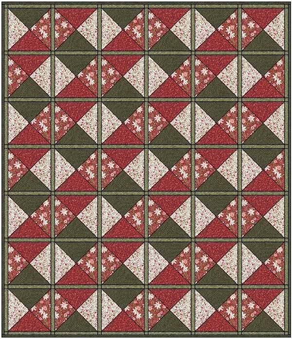 Berry and Pine 5 Yard Quilt Kit #1