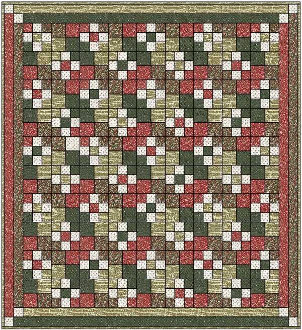 Berry and Pine 5 Yard Quilt Kit #2