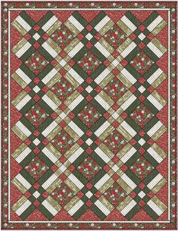 Berry and Pine 5 Yard Quilt Kit #2