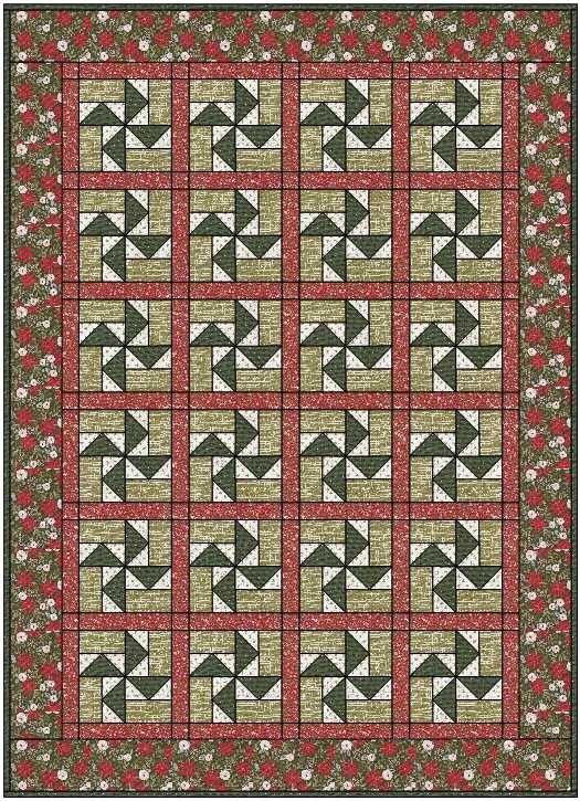 Berry and Pine 5 Yard Quilt Kit #2