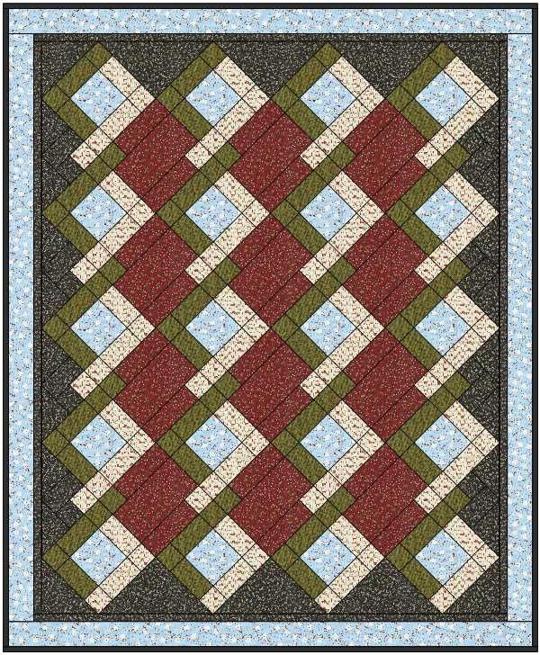 Berry and Pine 5 Yard Quilt Kit #2