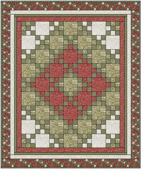 Berry and Pine 5 Yard Quilt Kit #2