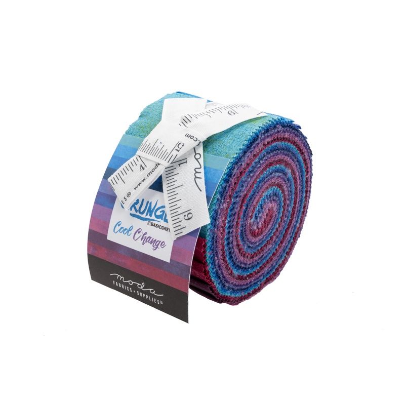 Grunge by BasicGrey Pre-Cut Junior Jelly Roll Jewel Tone 31050 JJRCC
