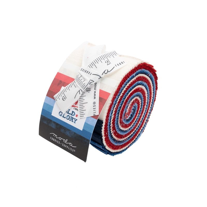 Grunge by BasicGrey Pre-Cut Junior Jelly Roll Old Glory 30150 JJROG