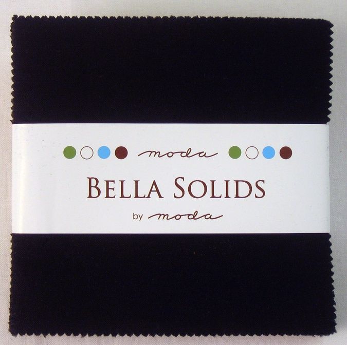 Bella Solids Charm Pack Black 9900PP 99