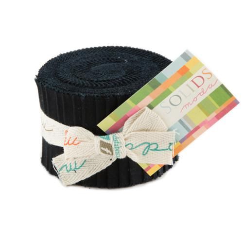 Bella Solids Jelly Roll Black 9900 99 JR