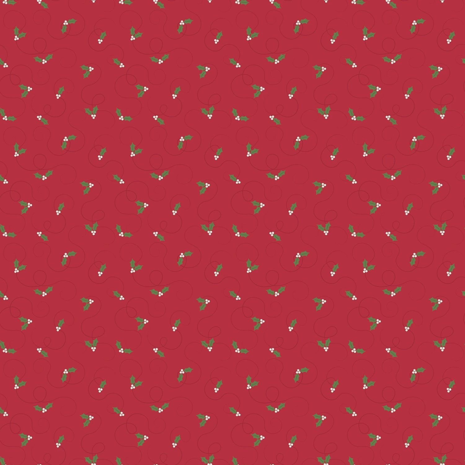 Christmas Wishes Holly Red C16554-Red
