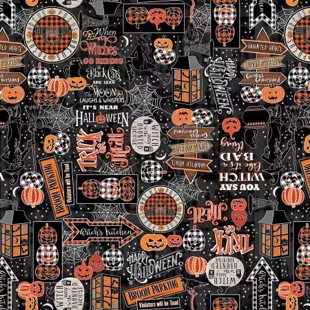 Happy Haunting Glow-in-the-Dark Hocus Pocus Black 14952GB-12