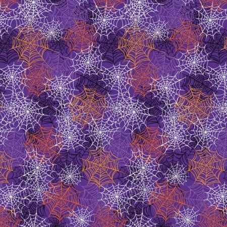 Happy Haunting Glow-in-the-Dark Spooky Spiderwebs Purple 14950GB-66