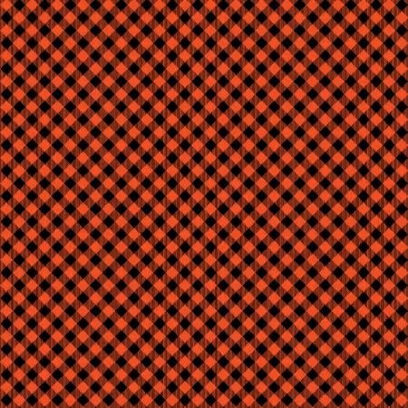Happy Haunting Checked Black-Orange 14948B-91