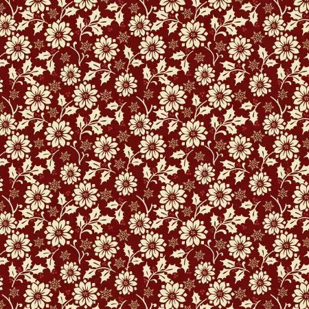 Holiday Tidings Metallic Burgandy 14911MB-87