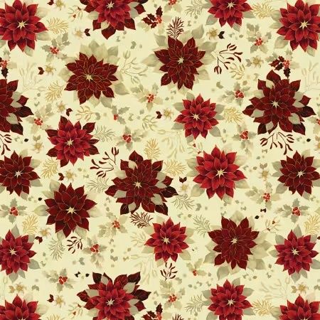 Holiday Tidings Metallic Cream 14915MB-07