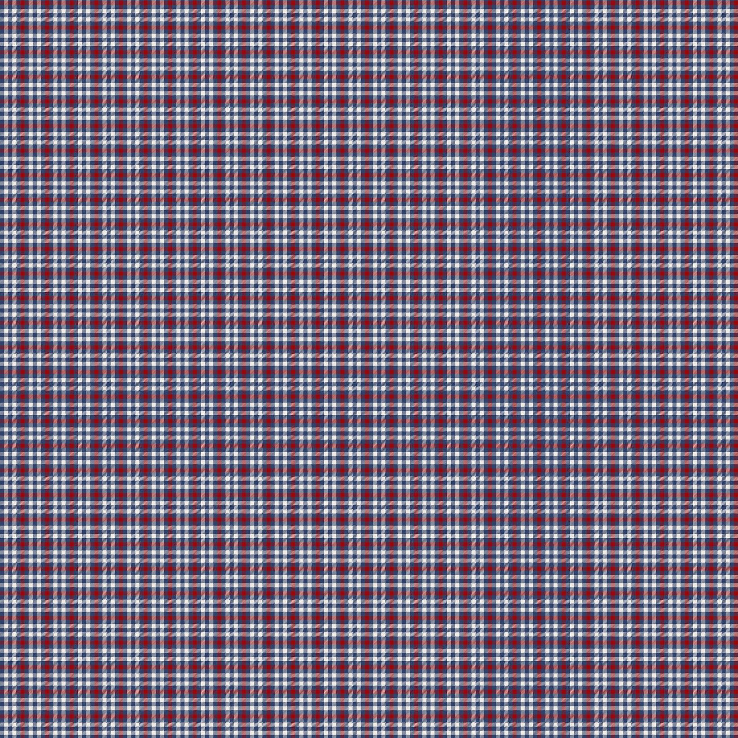 Cowboy Blues Small Check Cream Multi 28152-11