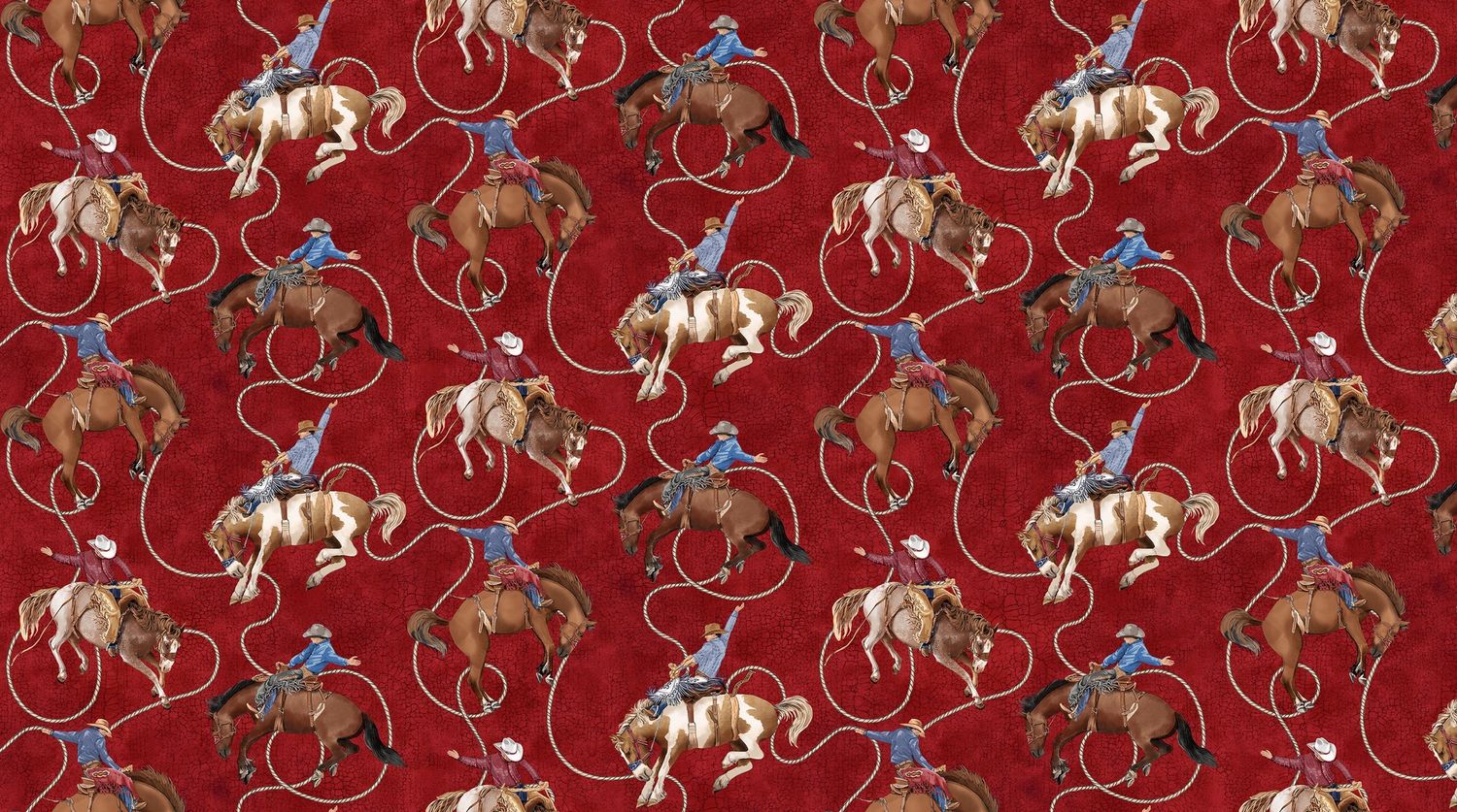 Cowboy Blues Cowboys Red Multi 28145-24