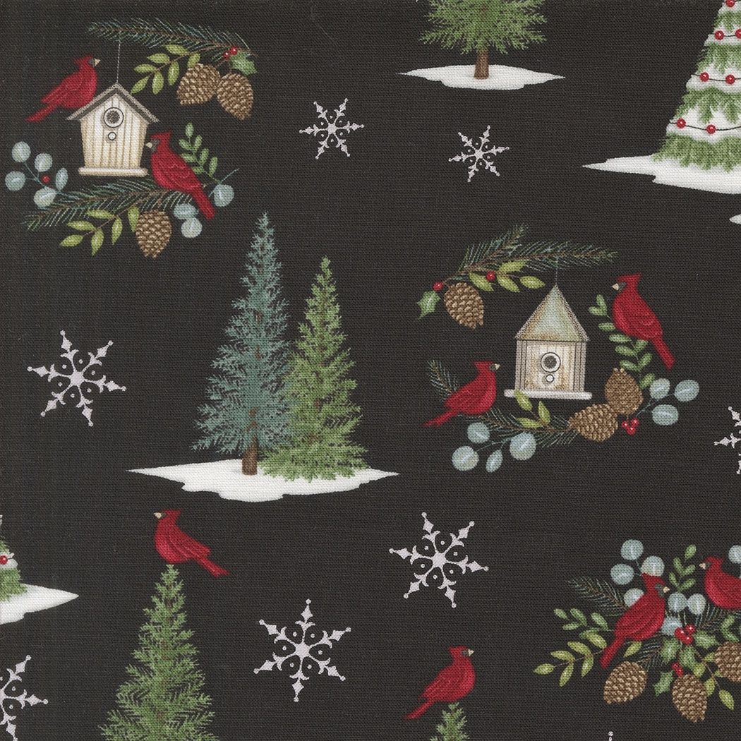 Winter Friends Charcoal Black 56130 18