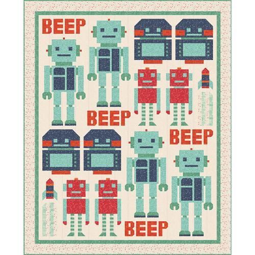 Beep Beep 3 2 1 Blast Off Quilt Kit
