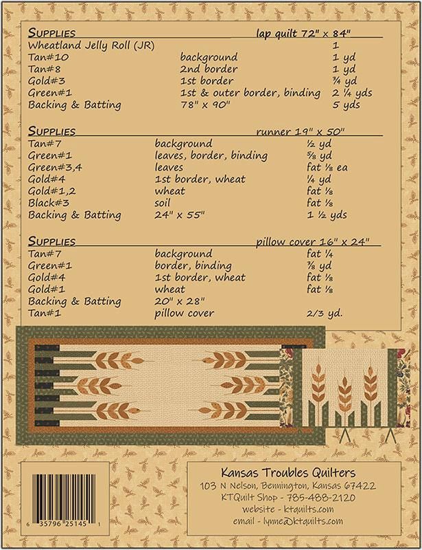 Wheatland Quilt Pattern