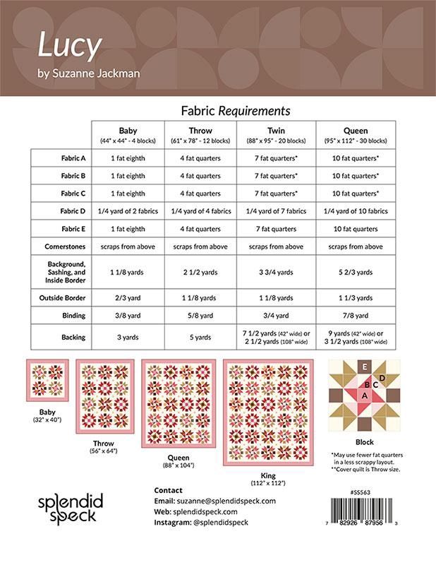 Lucy Quilt Pattern